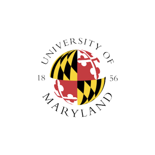 Logo of University of Maryland, a college attended by a Black American Engineering Scholarship recipient.