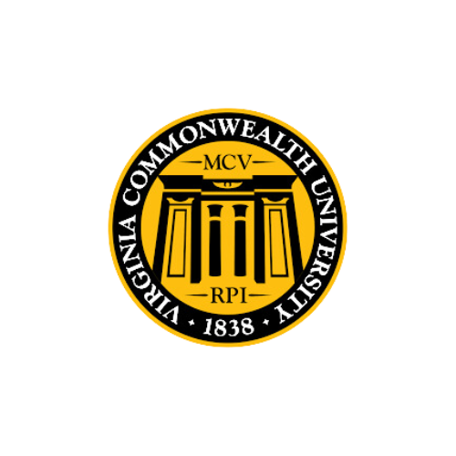 Logo of Virginia Commonwealth University, a college attended by a Black American Engineering Scholarship recipient.